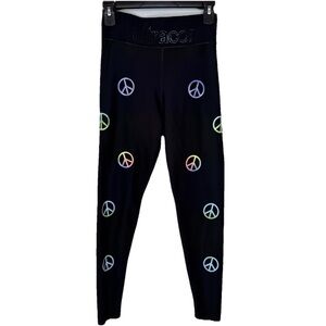 Ultracor Black Peace Sign Leggings